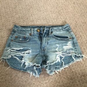 American eagle jean shorts